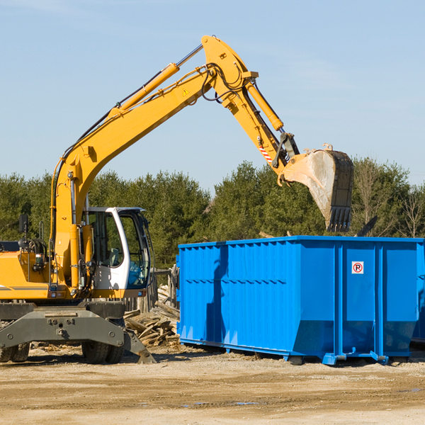 can i request a rental extension for a residential dumpster in Montgomery MN